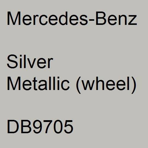 Mercedes-Benz, Silver Metallic (wheel), DB9705.